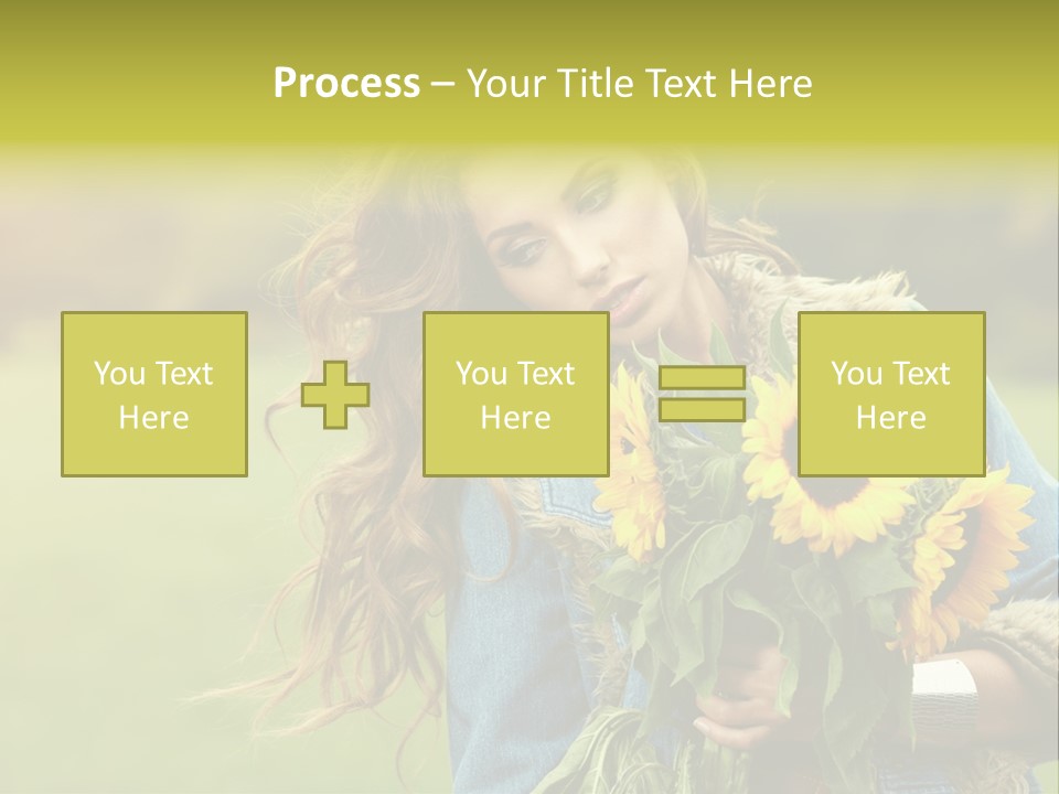 Happiness Life Fresh PowerPoint Template