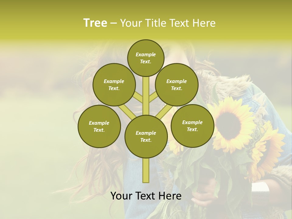 Happiness Life Fresh PowerPoint Template