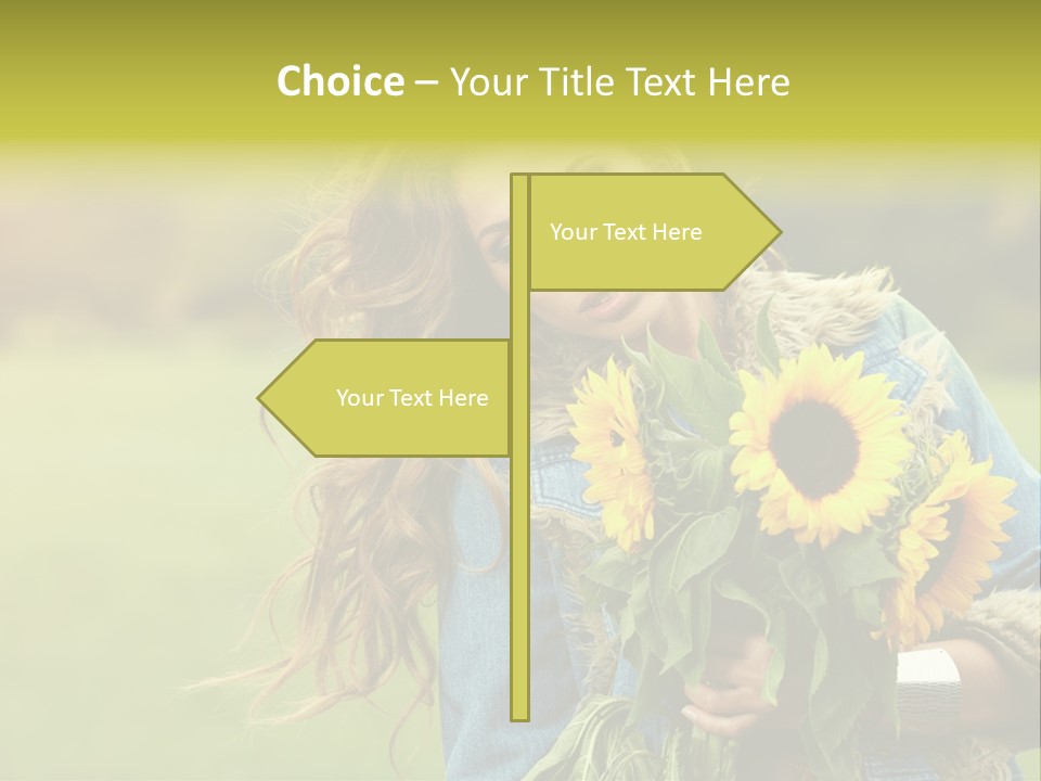 Happiness Life Fresh PowerPoint Template