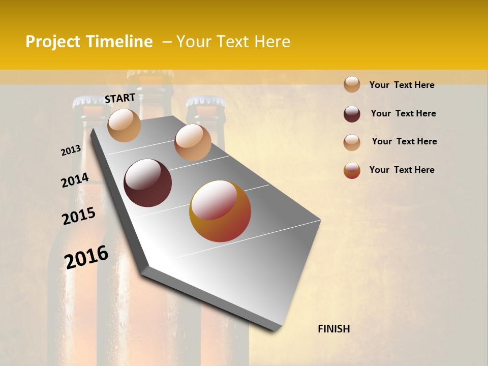 Cool Hops Yellow PowerPoint Template