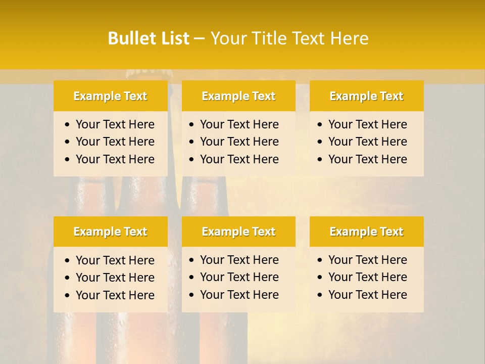 Cool Hops Yellow PowerPoint Template