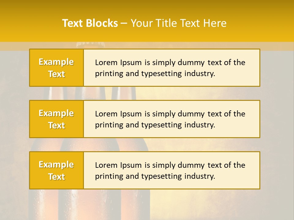 Cool Hops Yellow PowerPoint Template