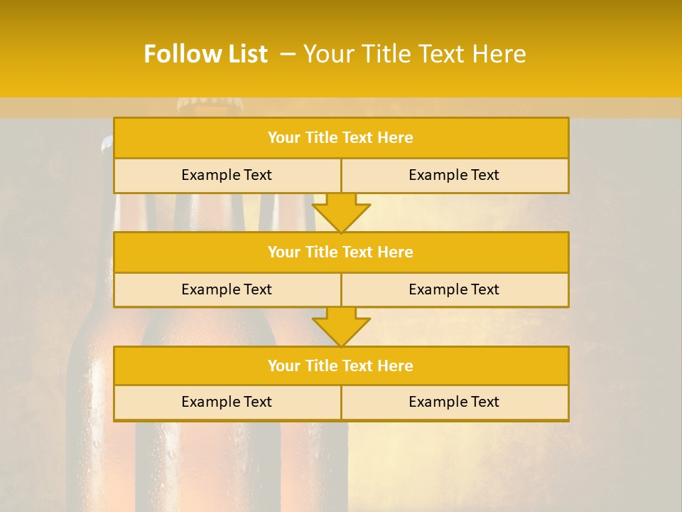 Cool Hops Yellow PowerPoint Template