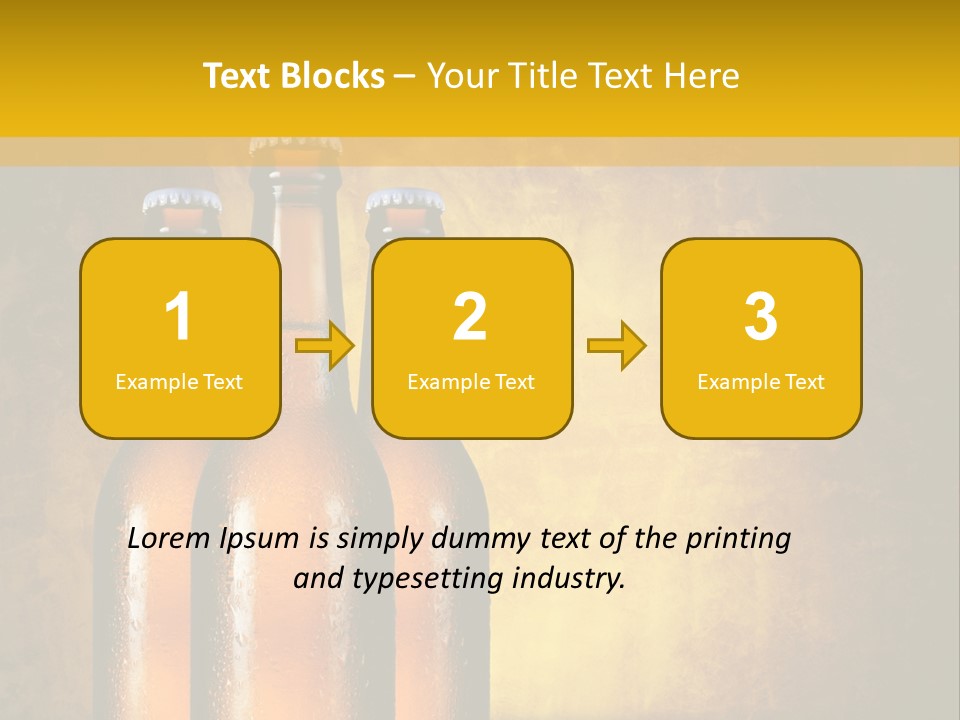 Cool Hops Yellow PowerPoint Template