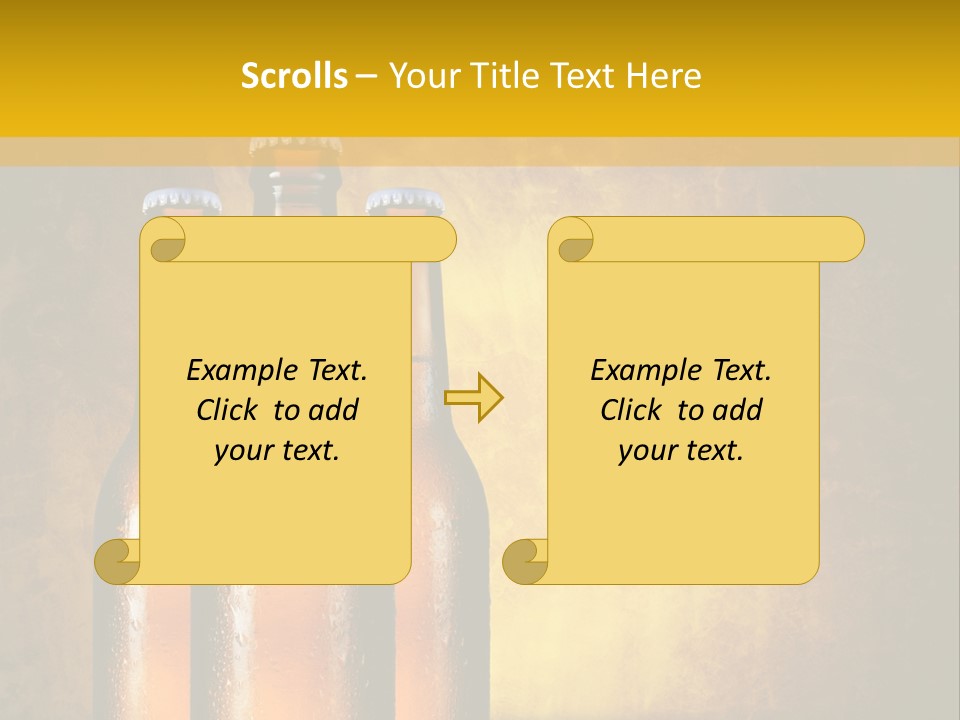 Cool Hops Yellow PowerPoint Template
