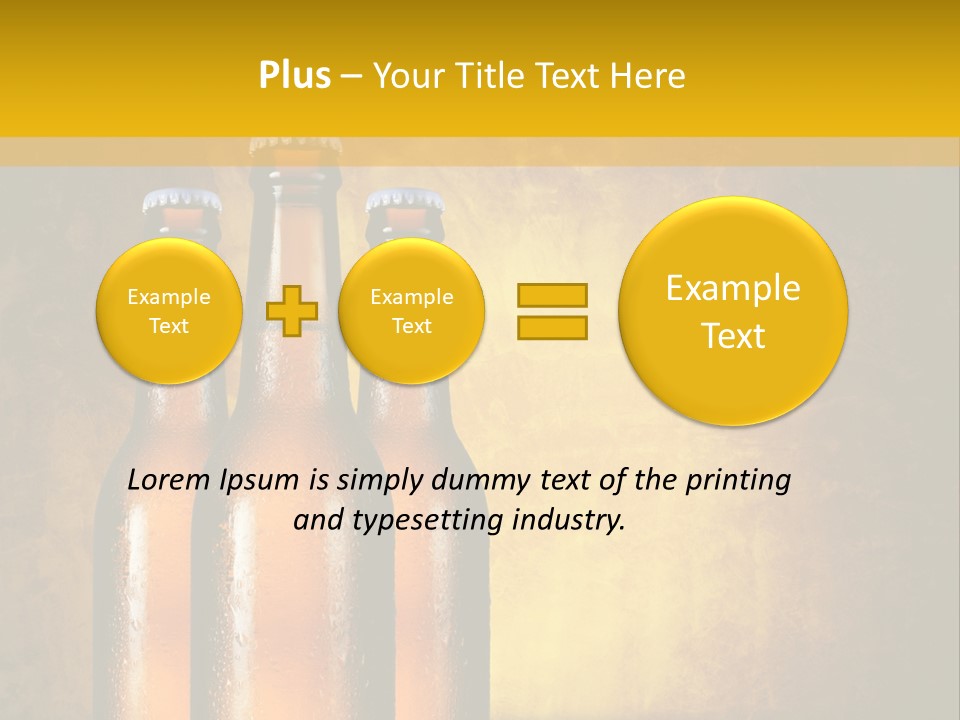 Cool Hops Yellow PowerPoint Template
