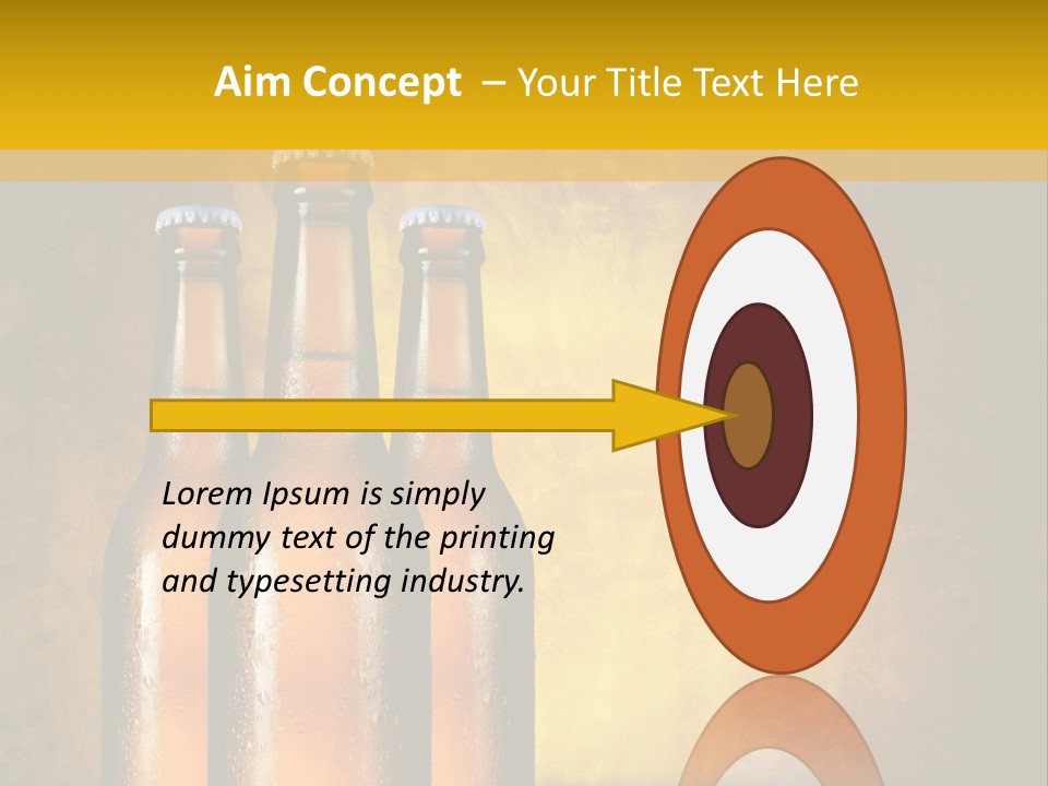Cool Hops Yellow PowerPoint Template