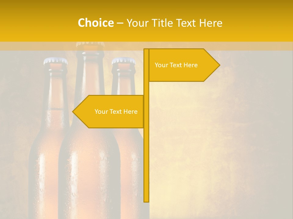 Cool Hops Yellow PowerPoint Template