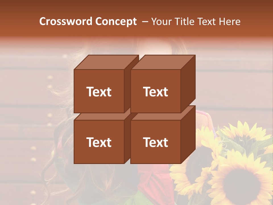 Fashion Wood Background PowerPoint Template