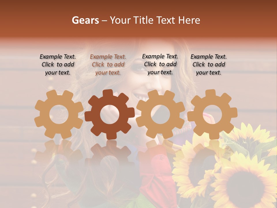 Fashion Wood Background PowerPoint Template