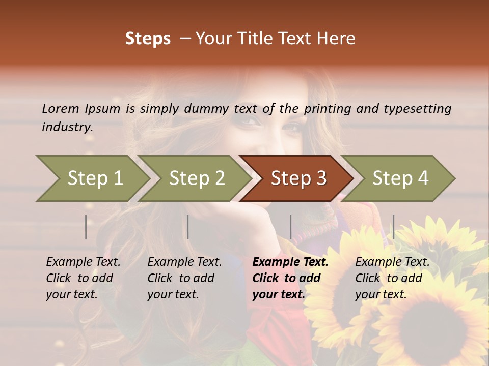 Fashion Wood Background PowerPoint Template