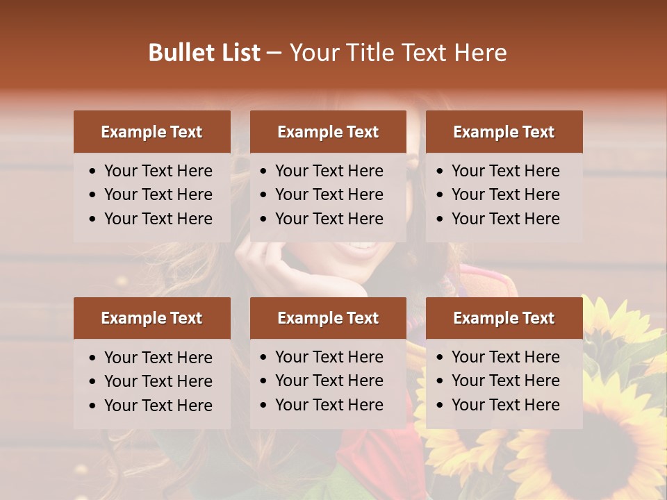 Fashion Wood Background PowerPoint Template