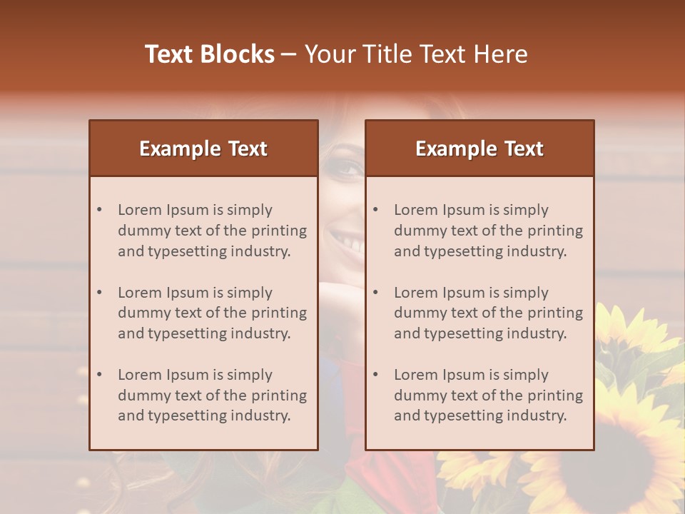 Fashion Wood Background PowerPoint Template