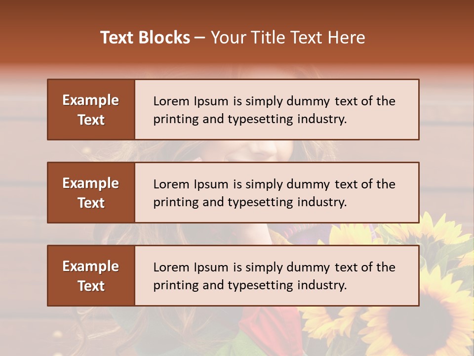 Fashion Wood Background PowerPoint Template