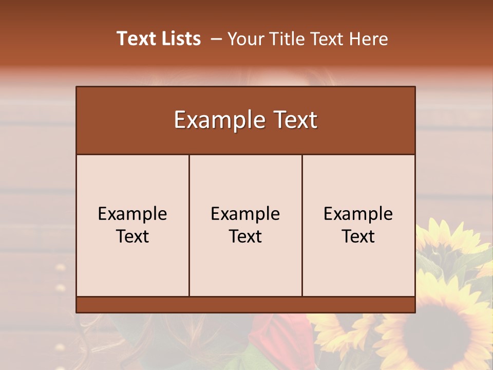 Fashion Wood Background PowerPoint Template