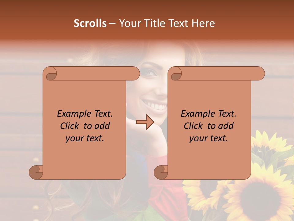 Fashion Wood Background PowerPoint Template