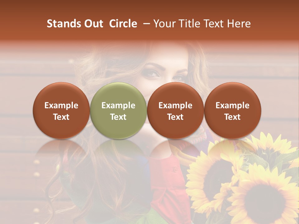 Fashion Wood Background PowerPoint Template