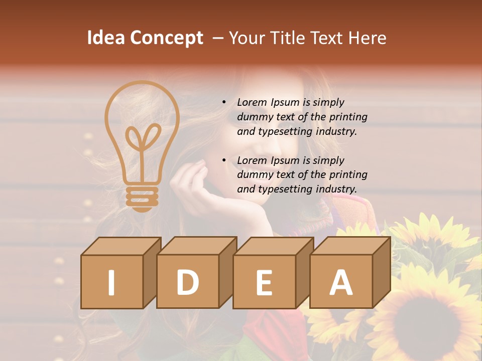 Fashion Wood Background PowerPoint Template