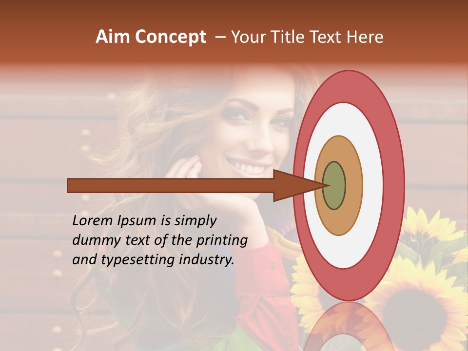 Fashion Wood Background PowerPoint Template