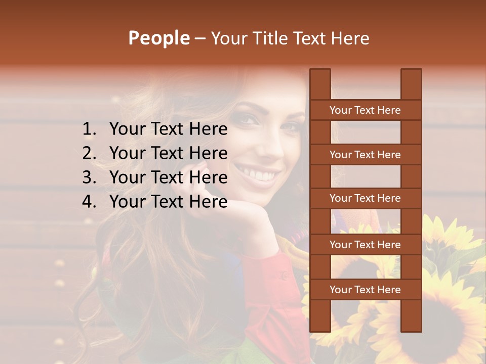 Fashion Wood Background PowerPoint Template