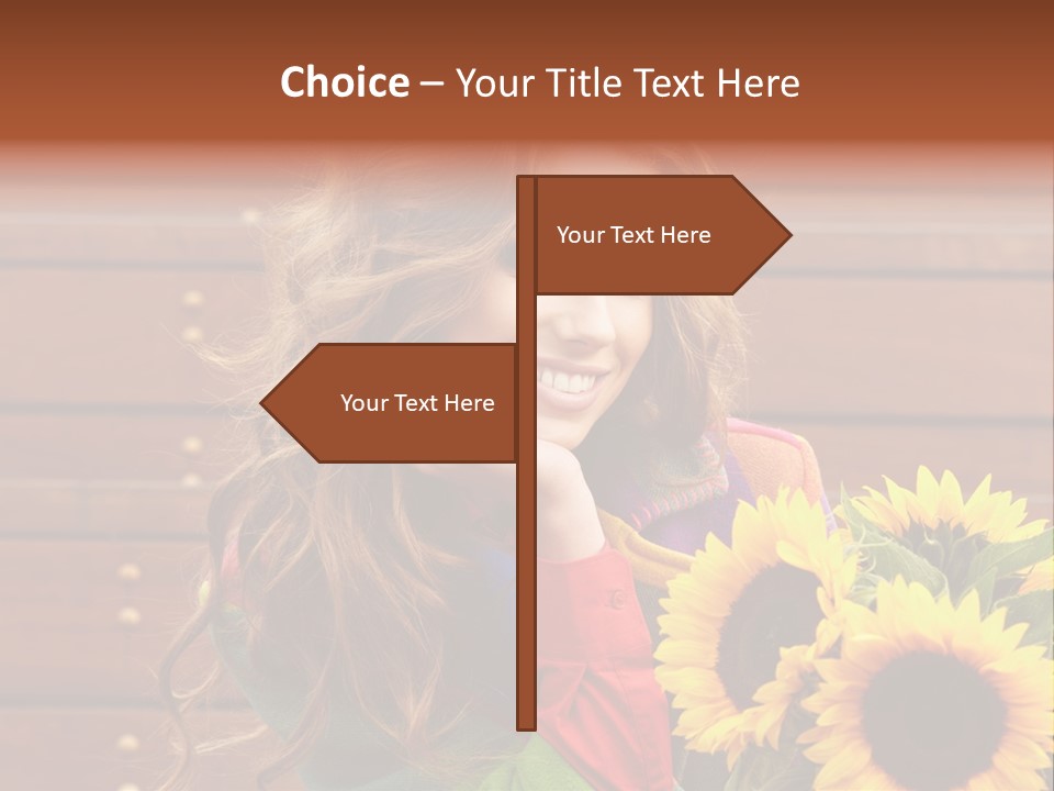 Fashion Wood Background PowerPoint Template