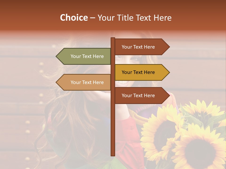 Fashion Wood Background PowerPoint Template