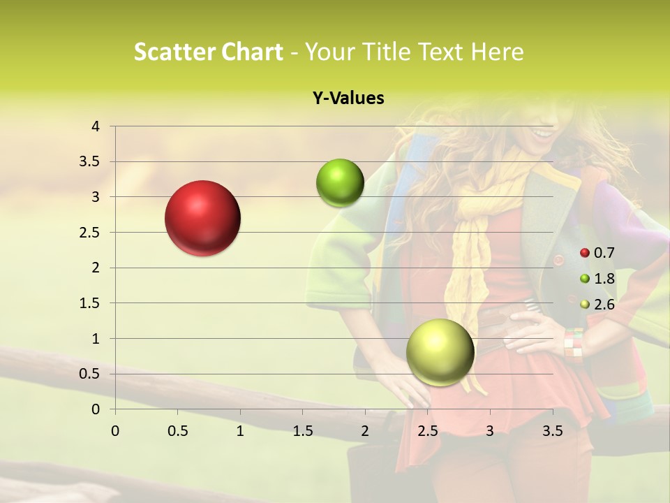 Girl Female Cute PowerPoint Template