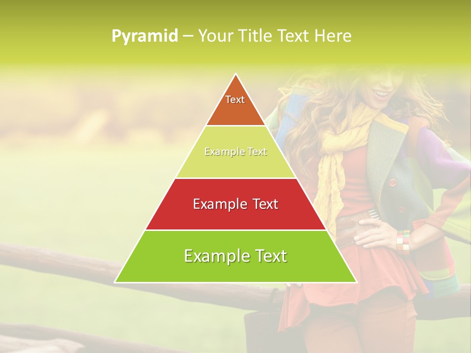 Girl Female Cute PowerPoint Template