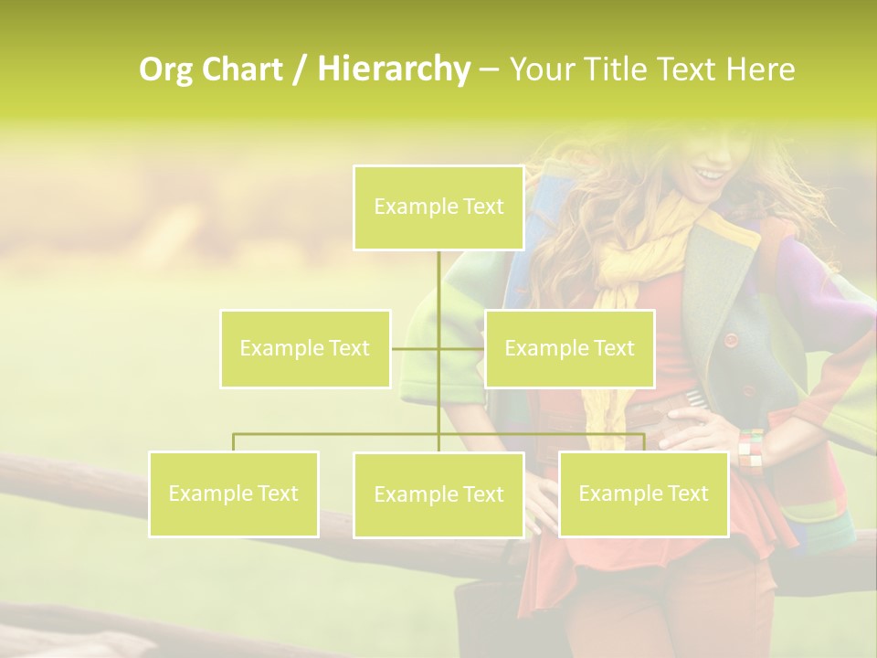 Girl Female Cute PowerPoint Template