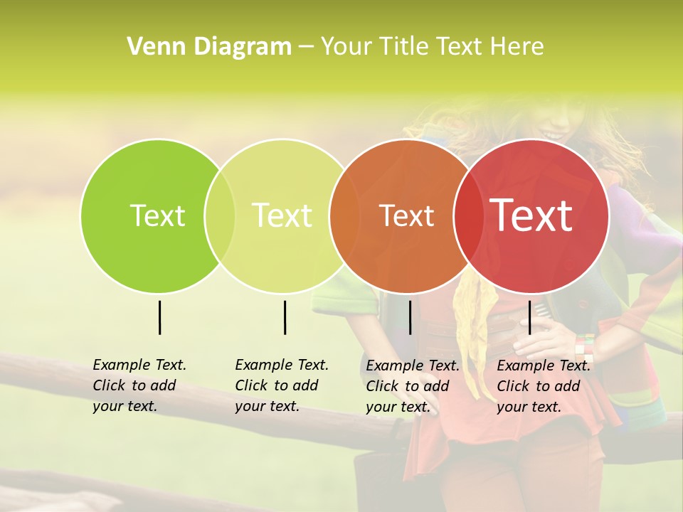 Girl Female Cute PowerPoint Template