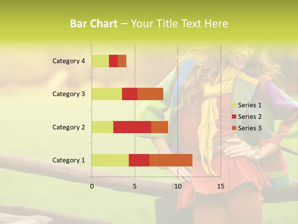 Girl Female Cute PowerPoint Template