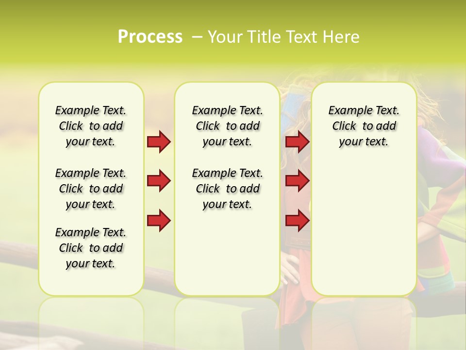 Girl Female Cute PowerPoint Template