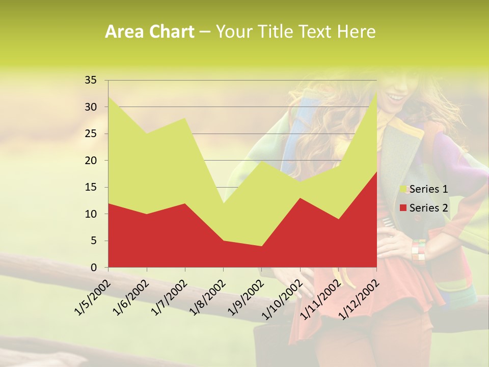 Girl Female Cute PowerPoint Template