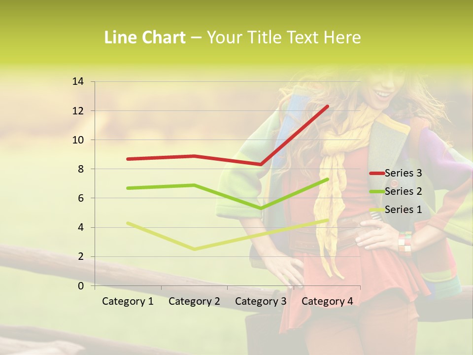 Girl Female Cute PowerPoint Template