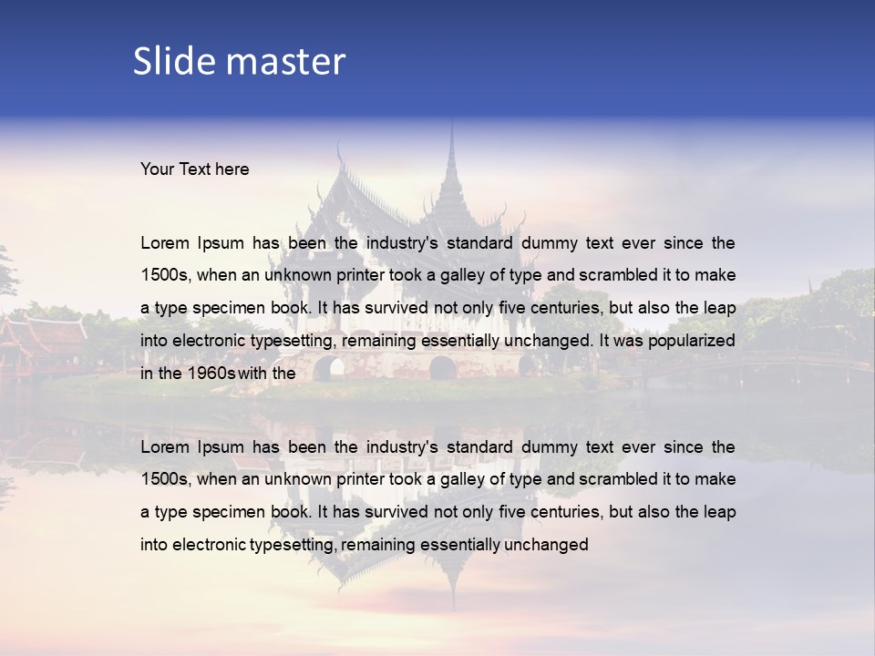 Green Kingdom Reflection PowerPoint Template