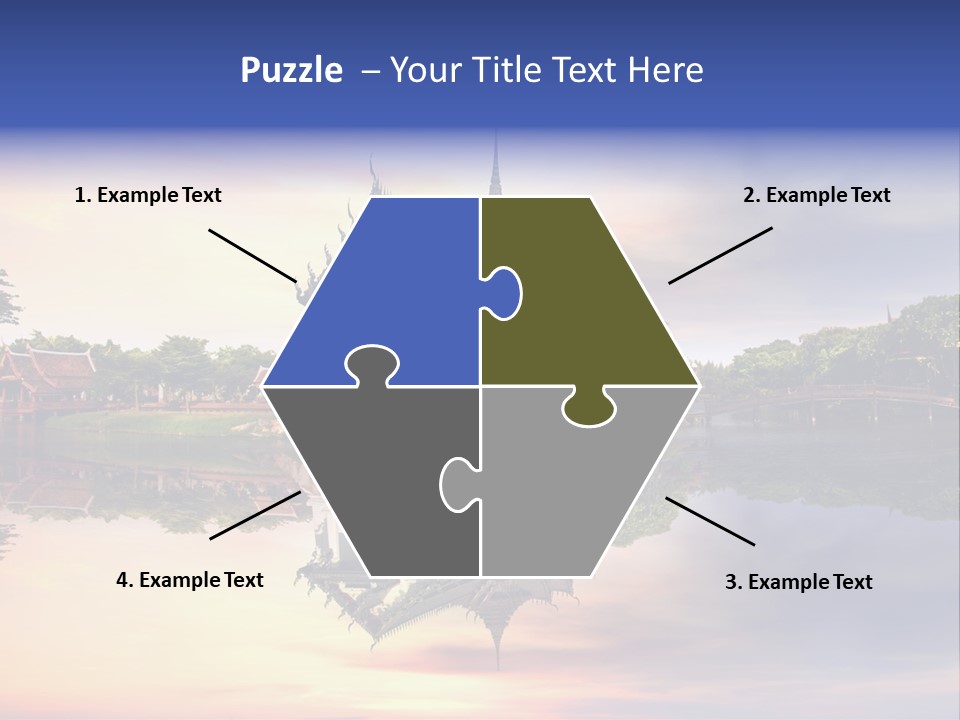 Green Kingdom Reflection PowerPoint Template