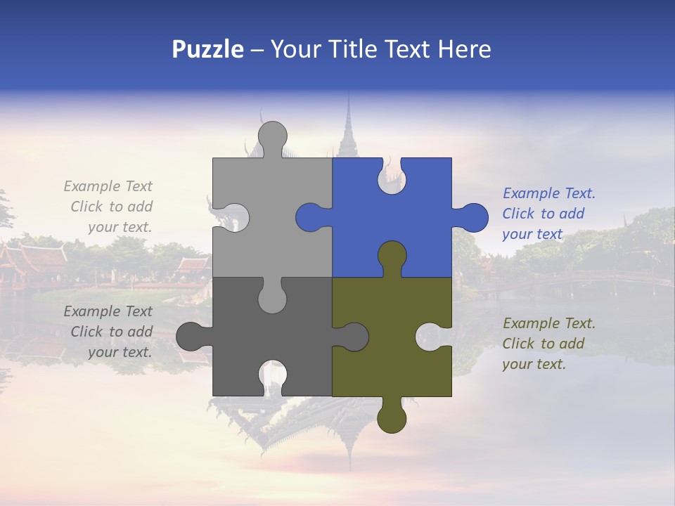 Green Kingdom Reflection PowerPoint Template