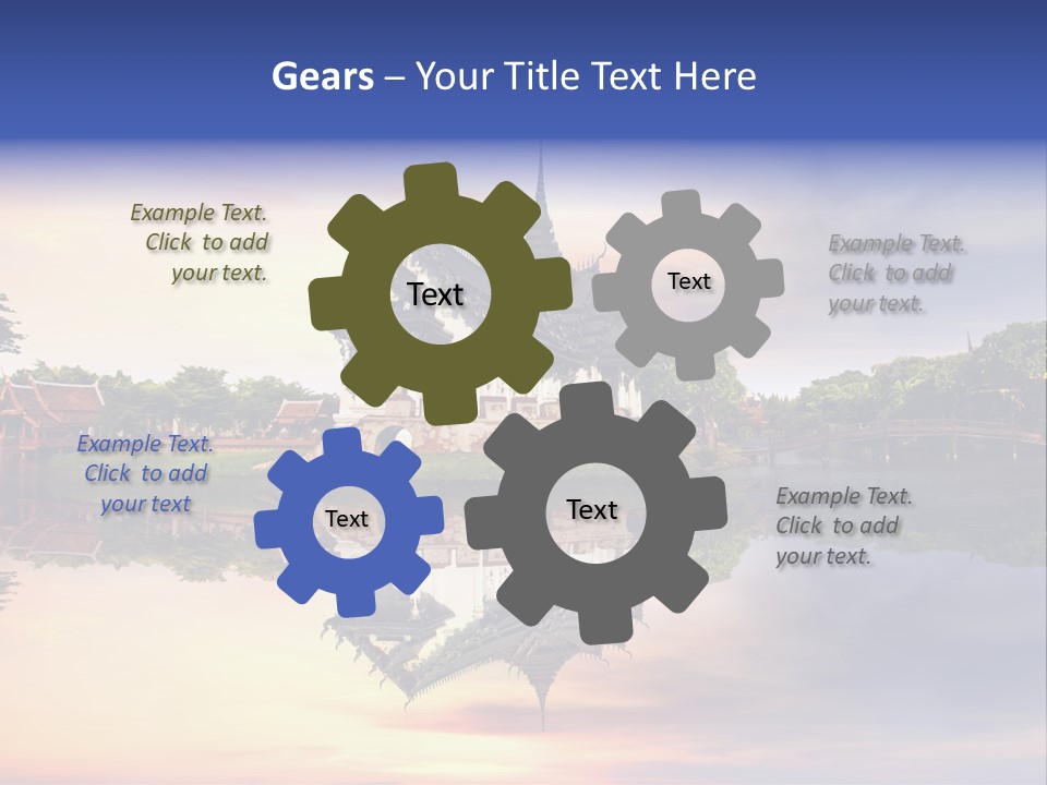 Green Kingdom Reflection PowerPoint Template