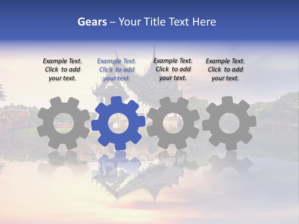 Green Kingdom Reflection PowerPoint Template