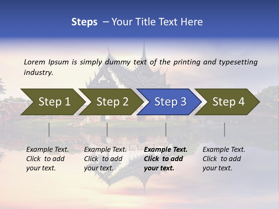 Green Kingdom Reflection PowerPoint Template