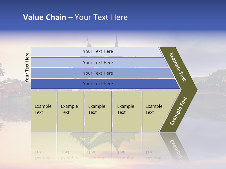 Green Kingdom Reflection PowerPoint Template
