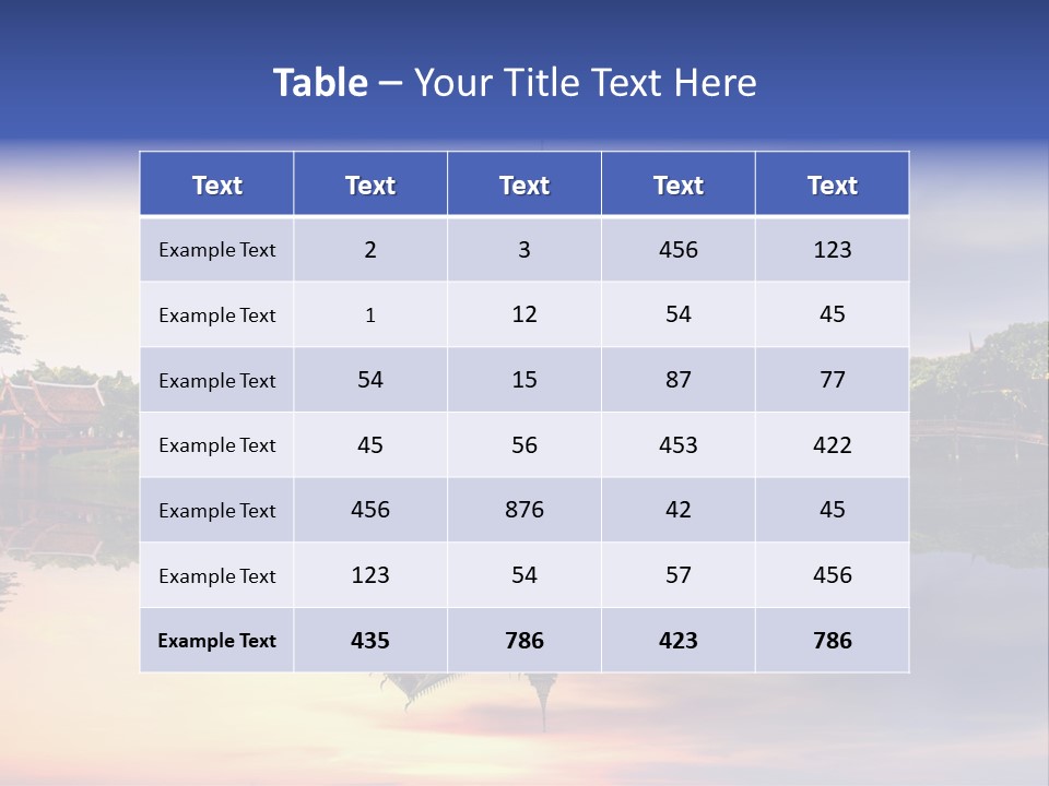 Green Kingdom Reflection PowerPoint Template