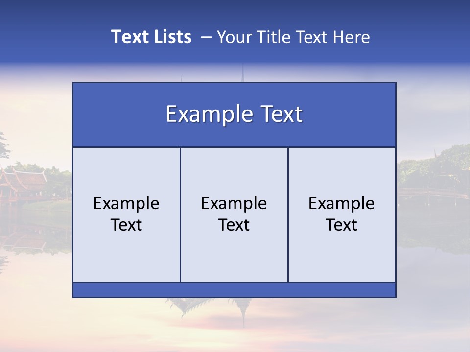 Green Kingdom Reflection PowerPoint Template