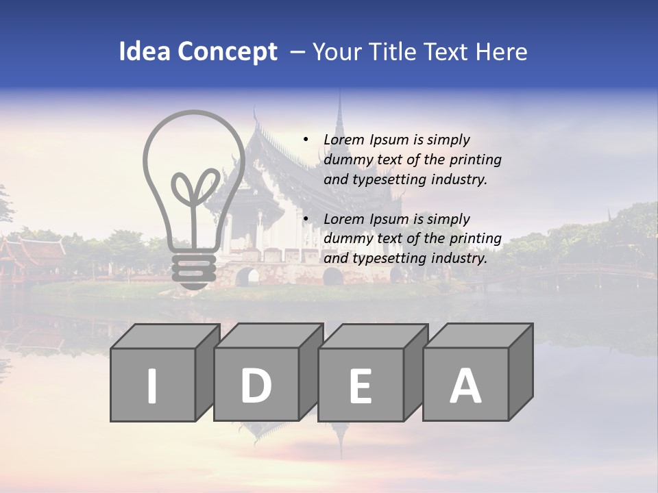 Green Kingdom Reflection PowerPoint Template