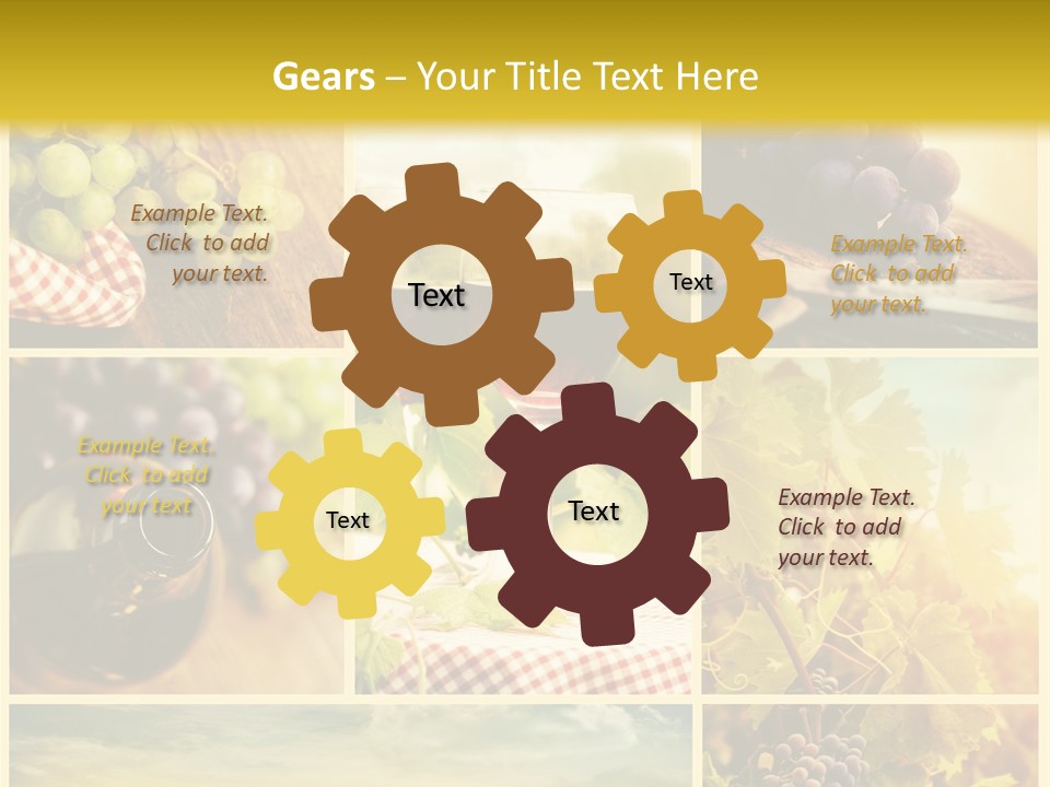 Sun Background Harvest PowerPoint Template