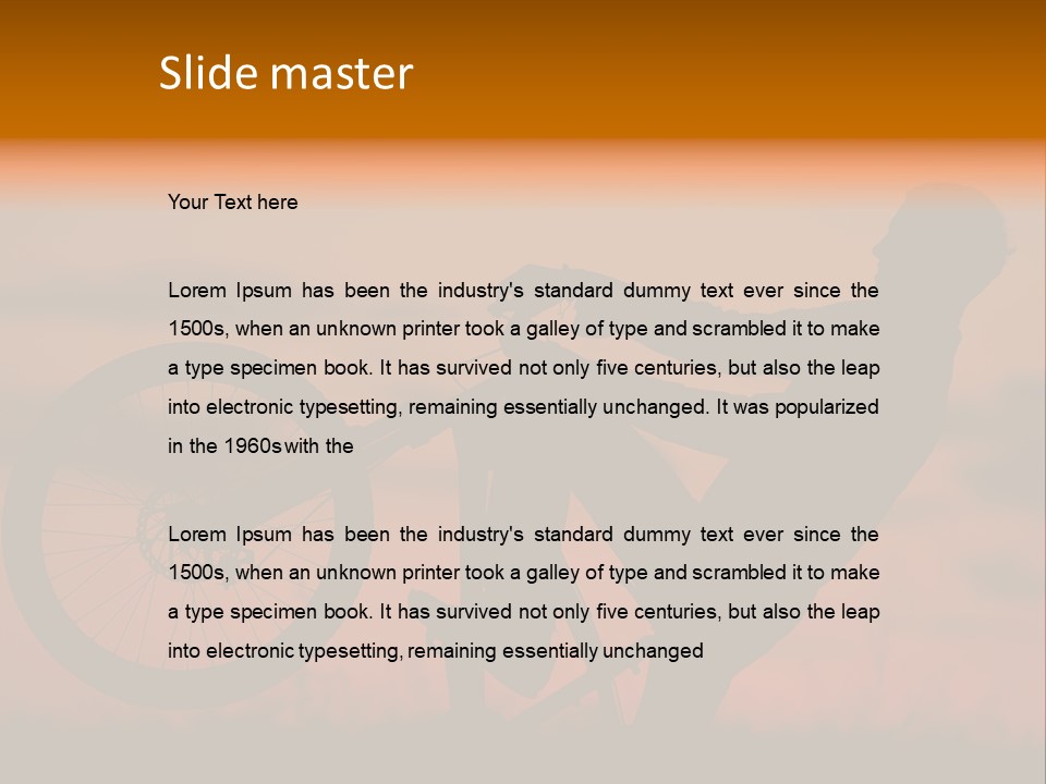 Workout Motion Man PowerPoint Template