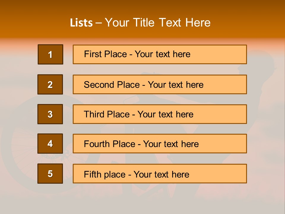Workout Motion Man PowerPoint Template