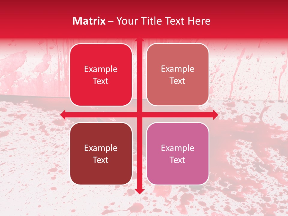 Hurt Trace Blade PowerPoint Template