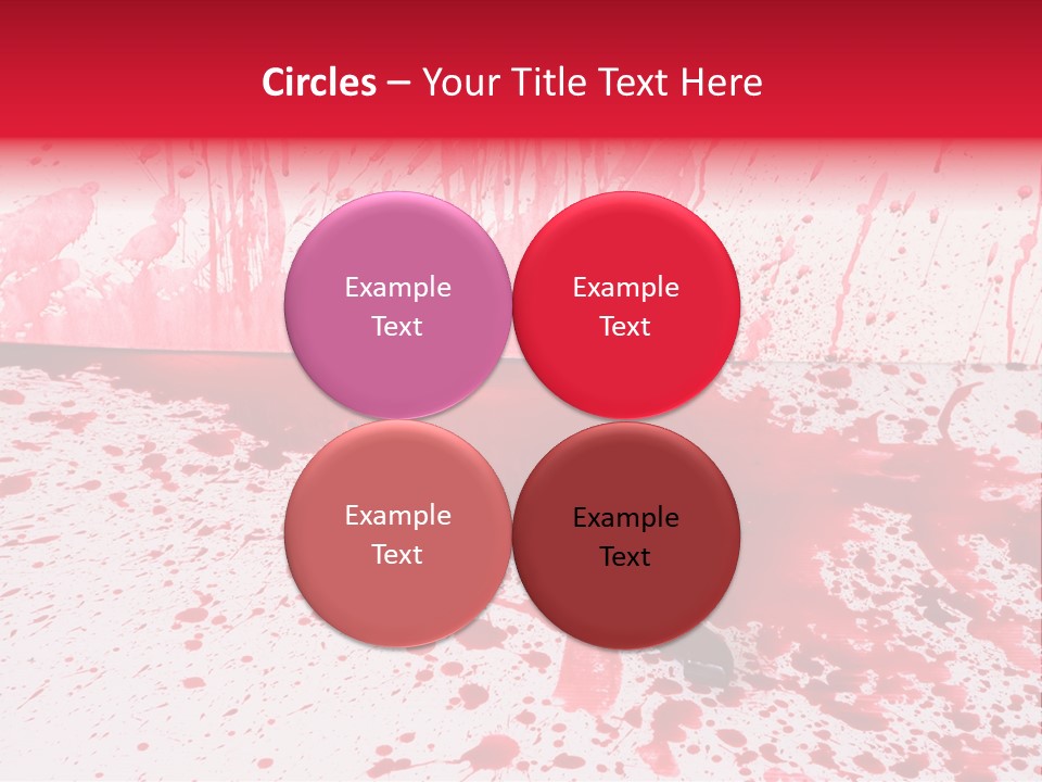 Hurt Trace Blade PowerPoint Template