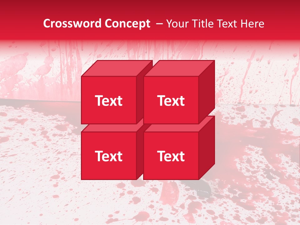 Hurt Trace Blade PowerPoint Template